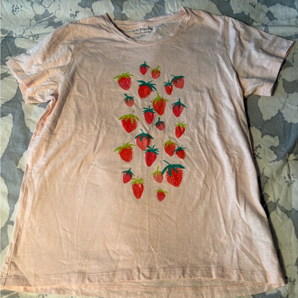 Strawberry Print T-Shirt